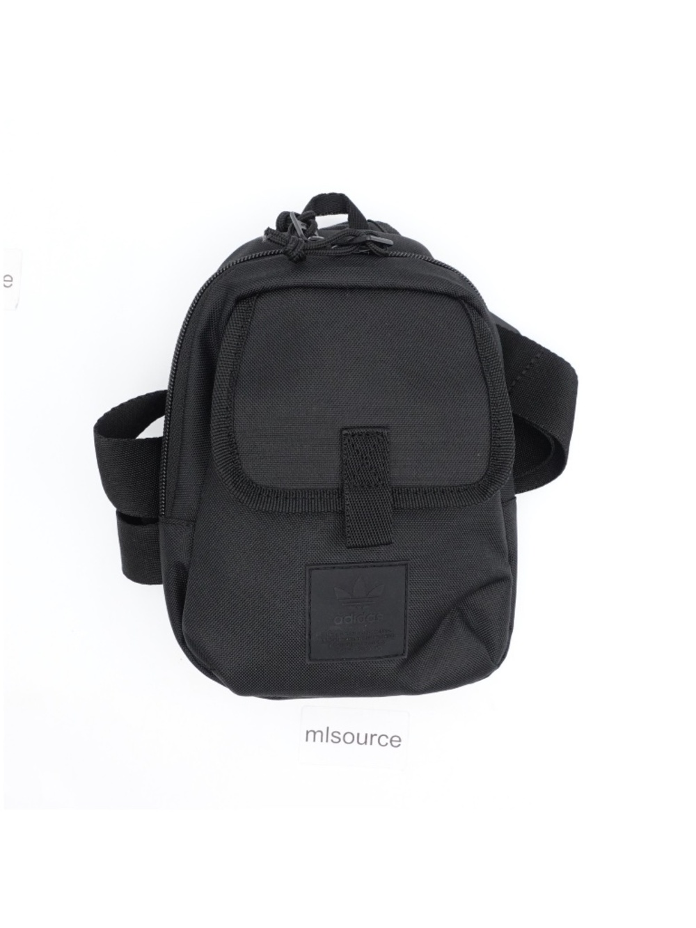 NEW adidas Original Utility Mini Sling Bag Unisex IU9313 Black/Night Grey - Picture 4 of 16